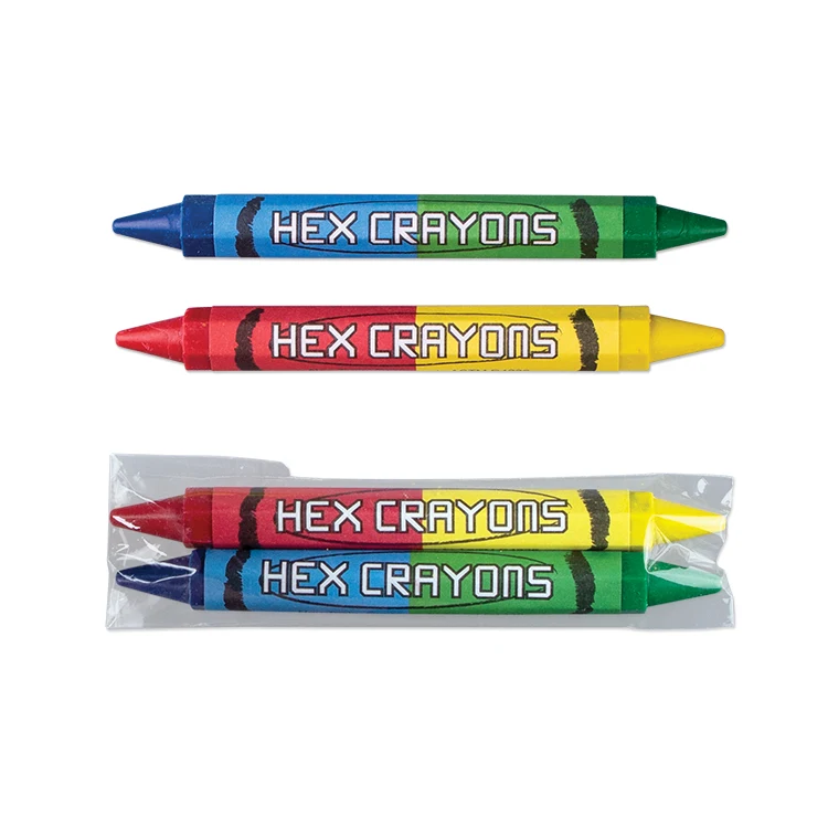 Double Sided Hexagon Crayons 1