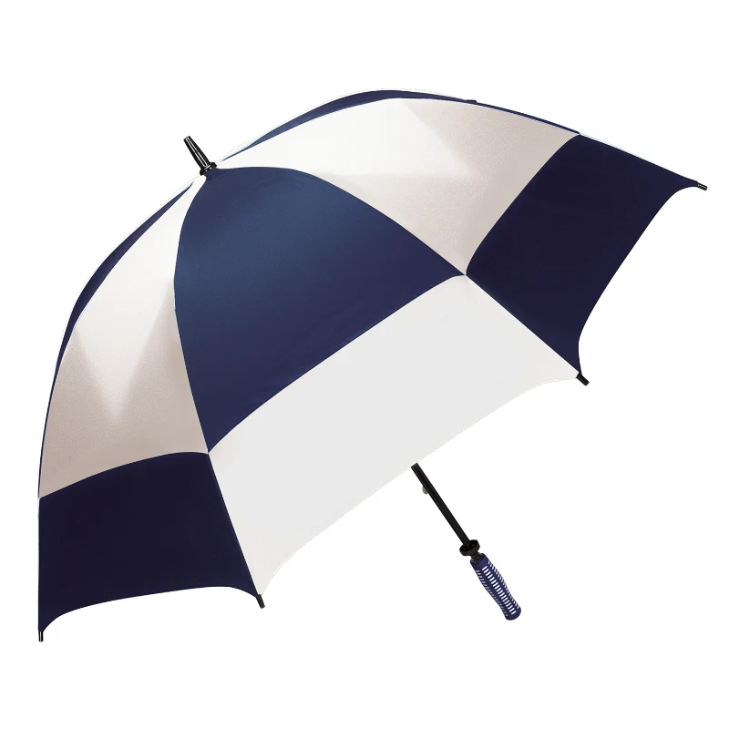 Super-Oversized Vented Checkerboard Golf Umbrella 1