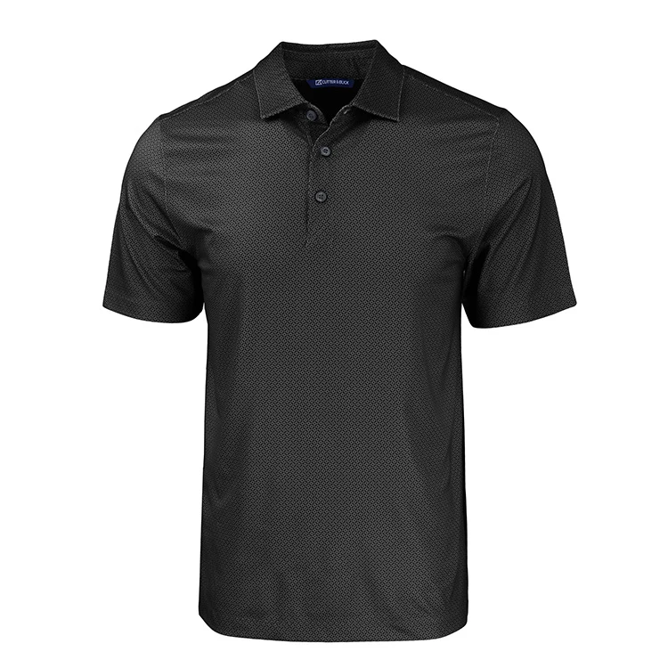 Cutter & Buck Pike Eco Tonal Geo Print Stretch Recycled Polo 1