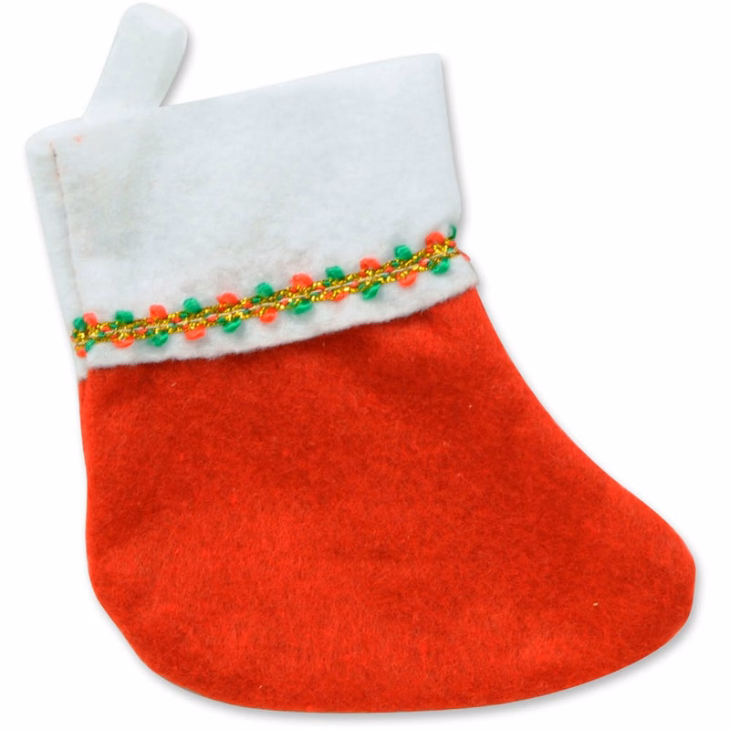 Mini Christmas Stockings - Red 6"