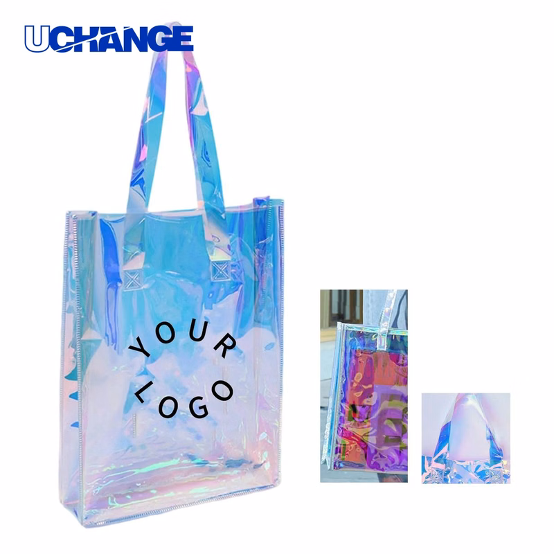 PVC Holographic Tote Bag Carrier for Daily Use