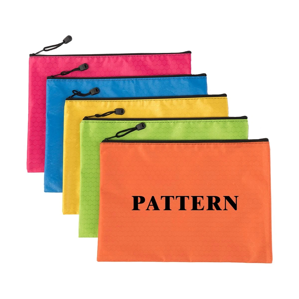 Canvas Zip File Bag 1