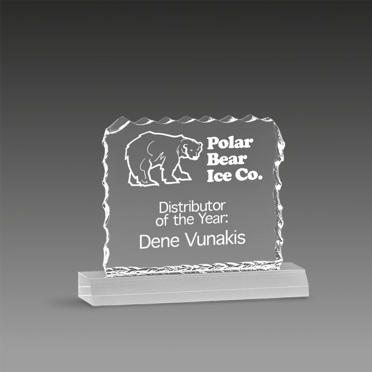 Corporate Cracked Ice Award (7"x6") 1