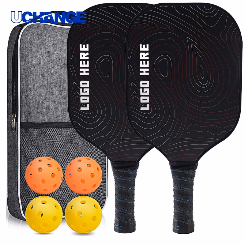 Colorful Pickleball Double Racquet Set