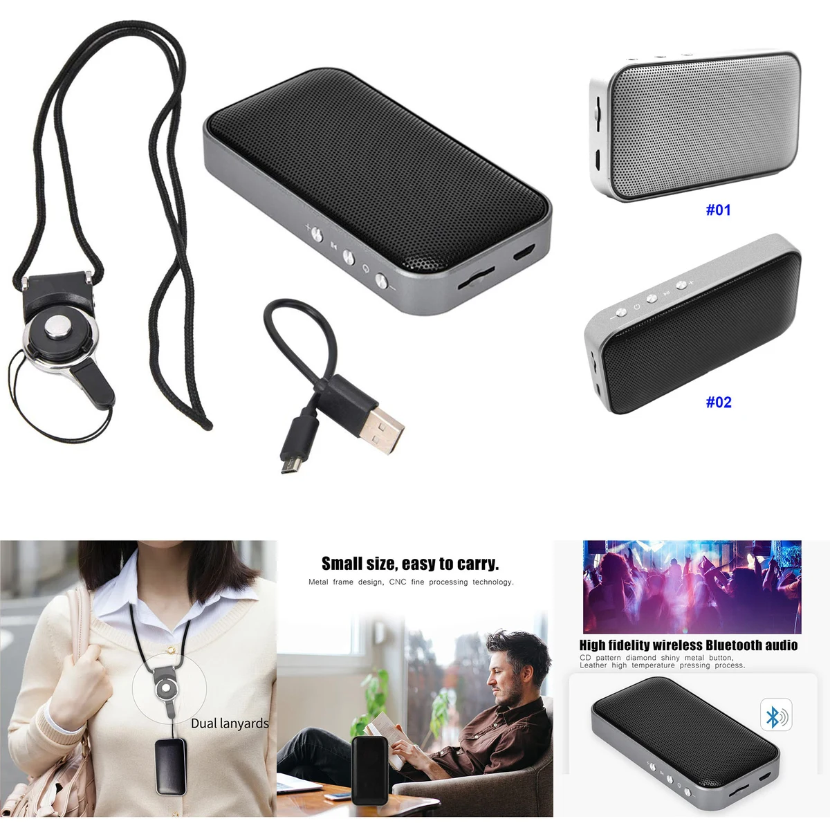 Smart Mini Speaker Shockproof for Home Office 1