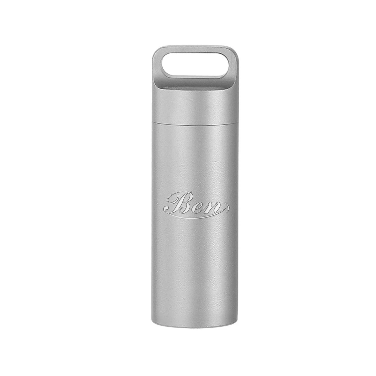 Portable Pure Titanium Pill Bottle 1
