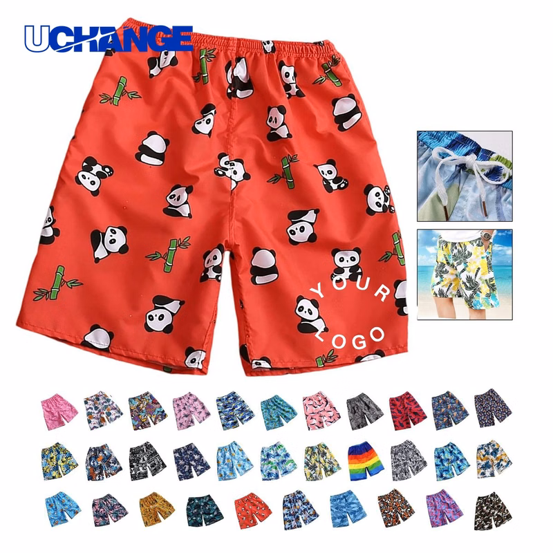 Elastic Waist Beach Shorts for Men for Daily Wear