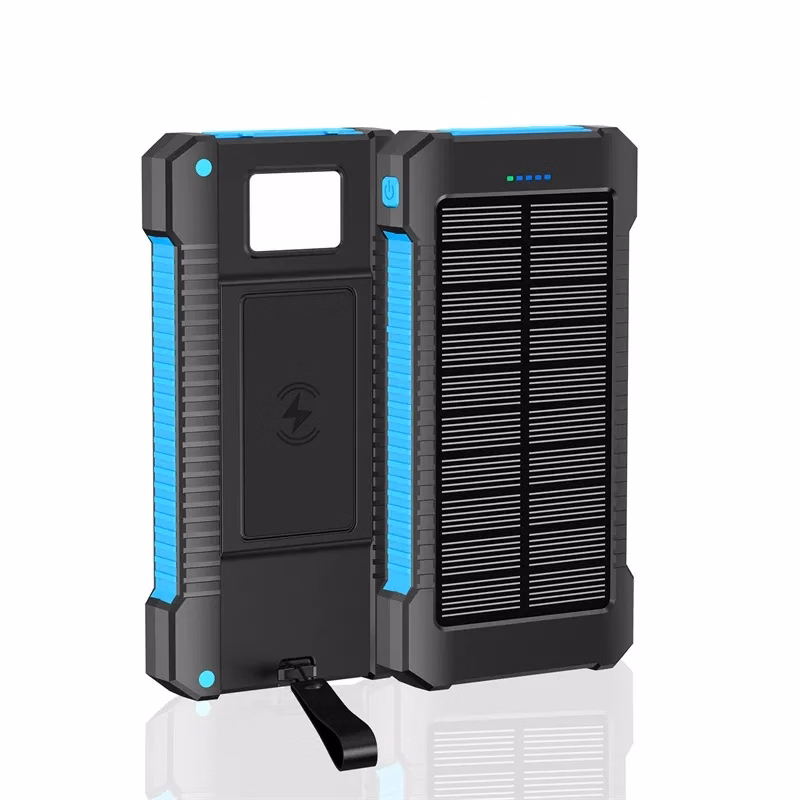 10,000 Mah Solar Wireless Charging Bank