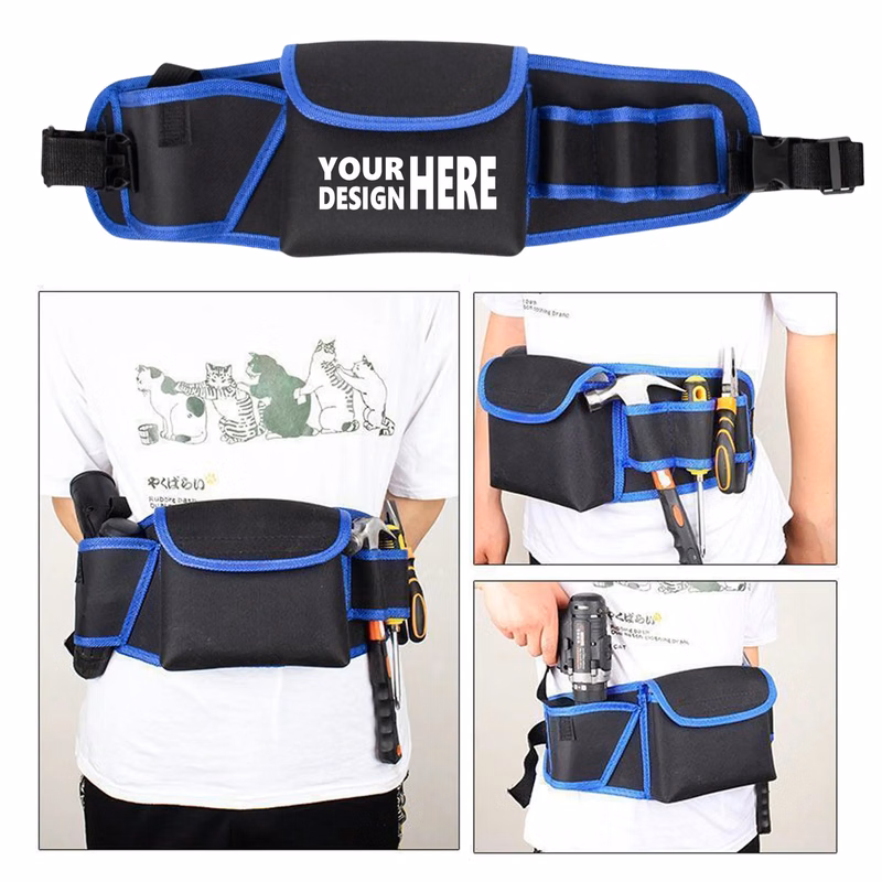 Heavy-Duty Canvas Tool Storage Waist Pack Free Shipping