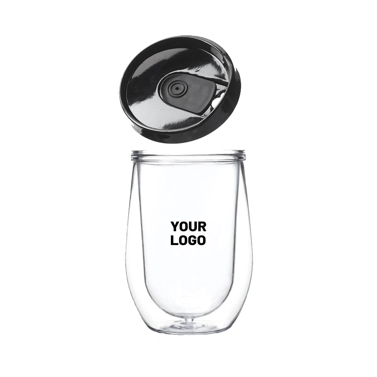 Double Wall Acrylic Tumbler with Lid, 15 oz. 1