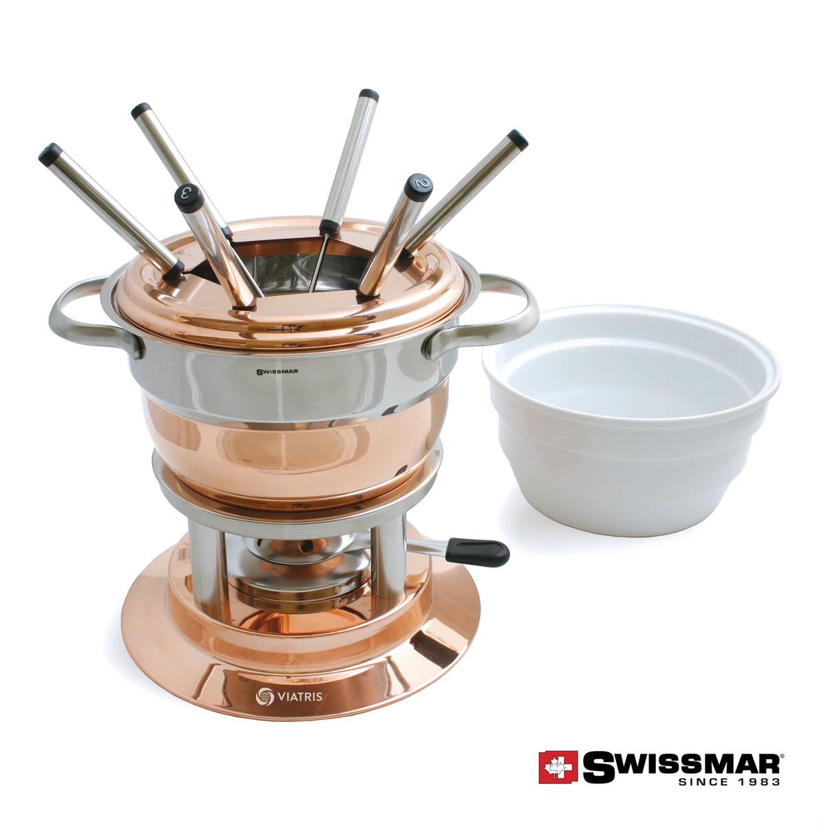 Swissmar® Lausanne Fondue 11pc Set 1
