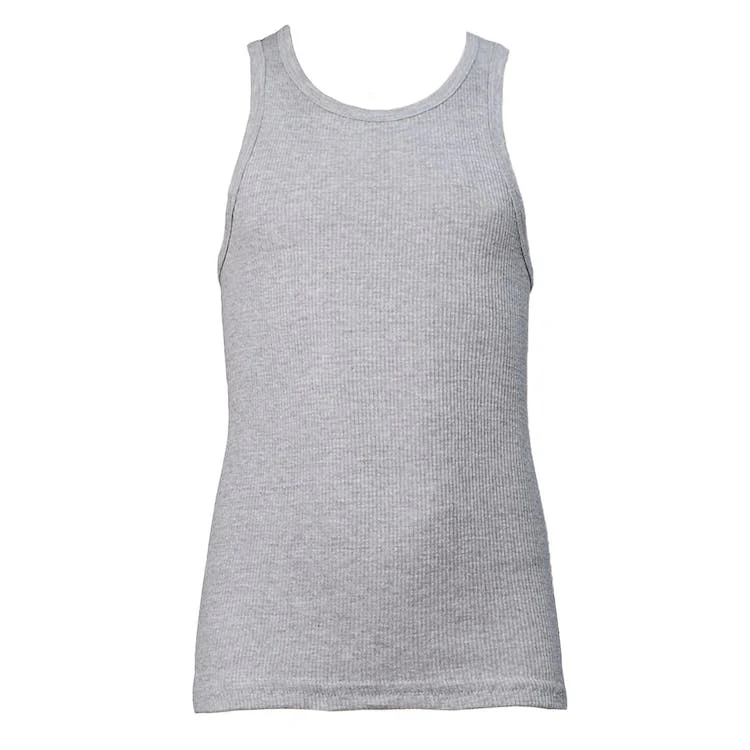 Boys' A-Shirts - Black & Gray Medium 3 Pack 1