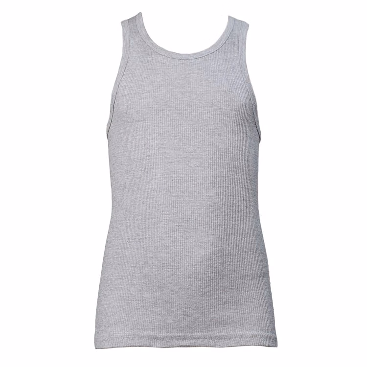 Boys' A-Shirts - Black & Gray Medium 3 Pack