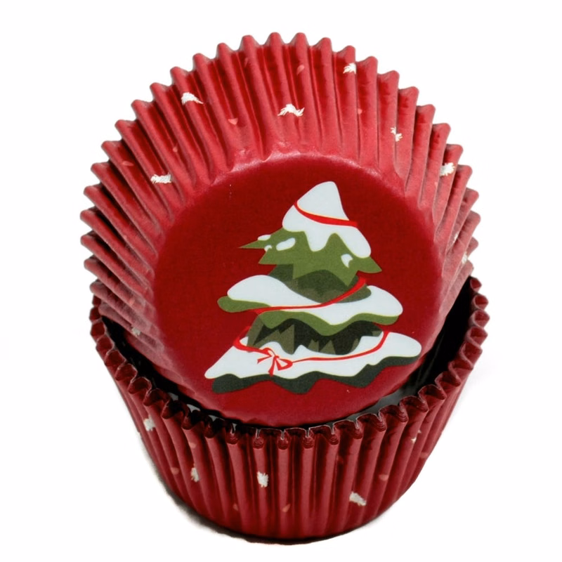 Holiday Baking Cups - 50 Pack 4 Designs