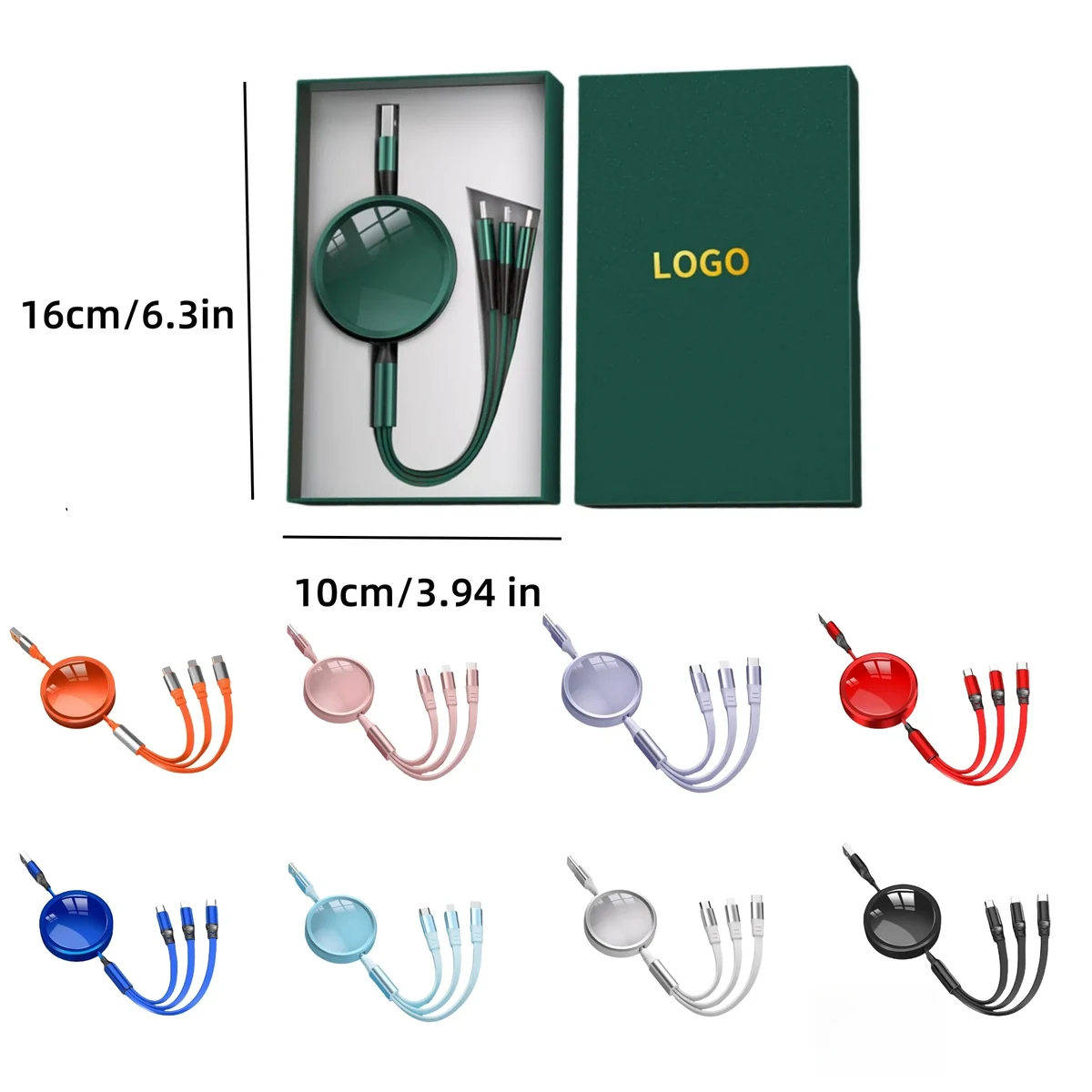 Three-in-One Fast Charging Data Cable-Promotional Essential 1
