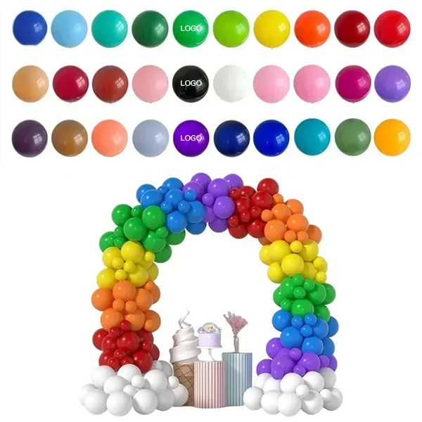 Colorful 10-Inch Latex Balloons with Party Decorations 1