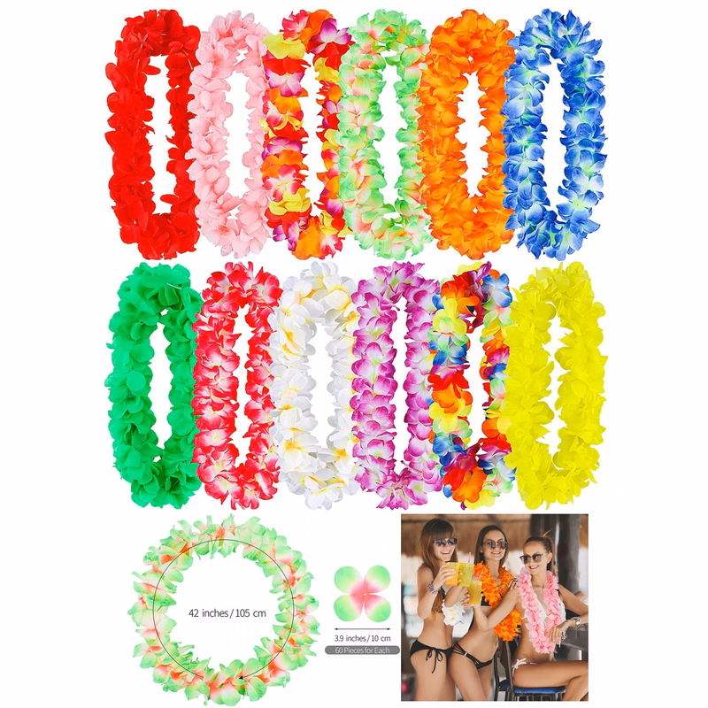 Thickened Hawaiian Leis Necklace Hawaiian Garland