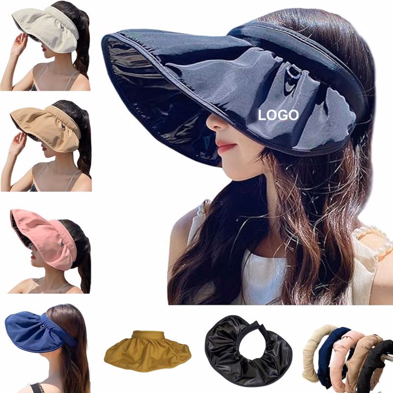 Women's Foldable Wide Brim Sun Visor Hat