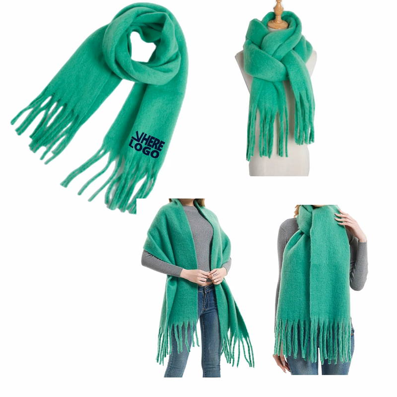 Winter Women's Tassel Scarf Shawl