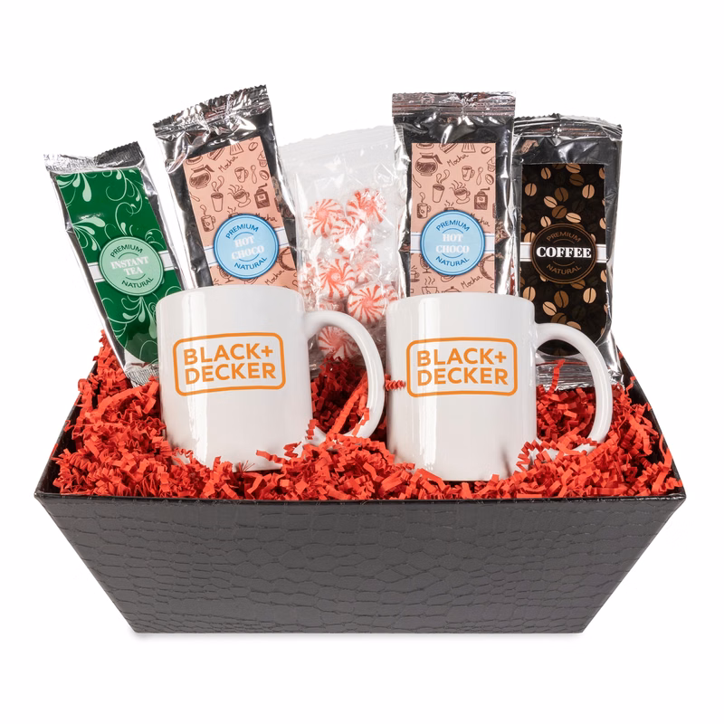 Tray w/Mugs-Choc SunflowerSeeds