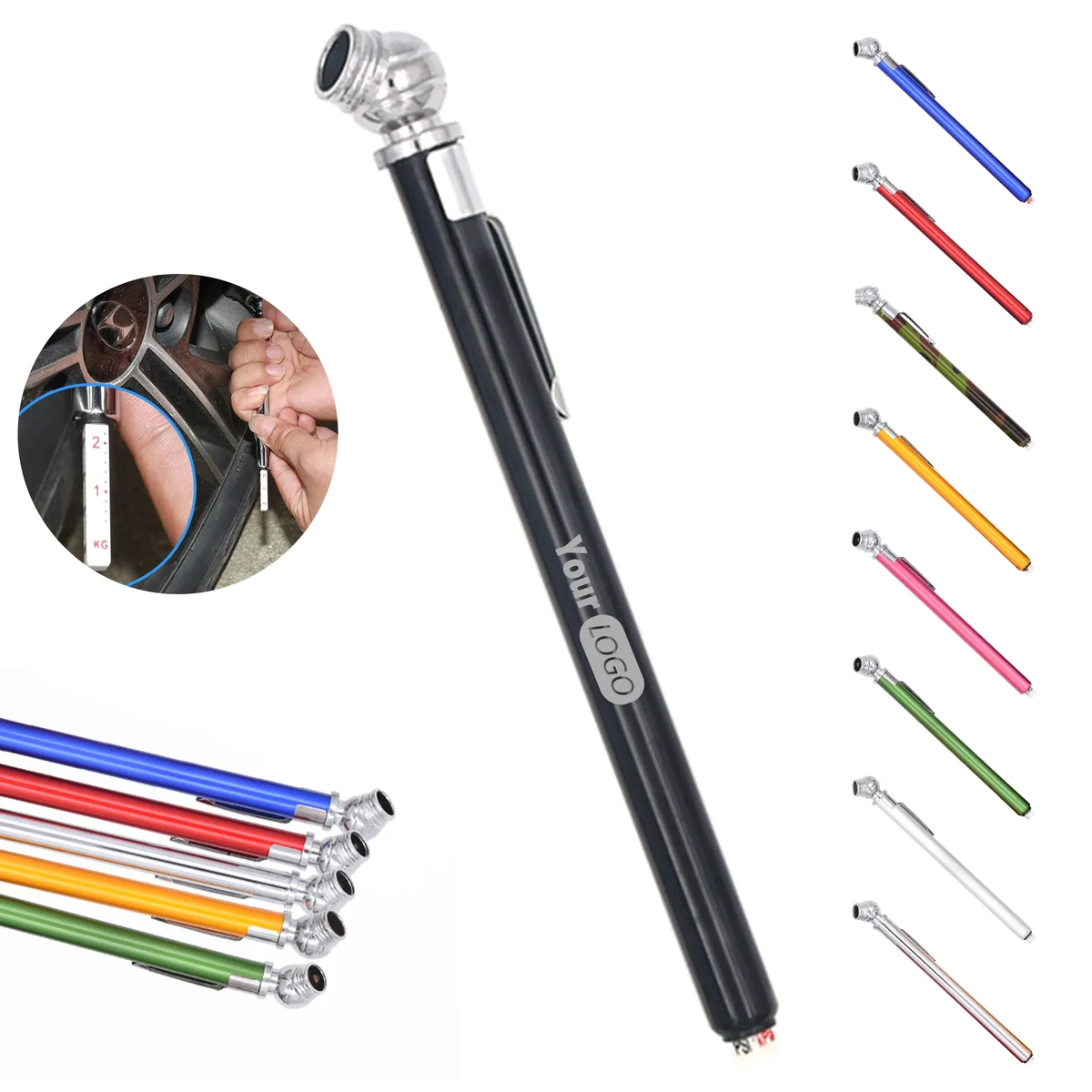 Plastic Portable Car Tire Pressure Pen 1