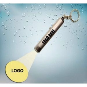Logo Projection Flashlight Torch Keychain