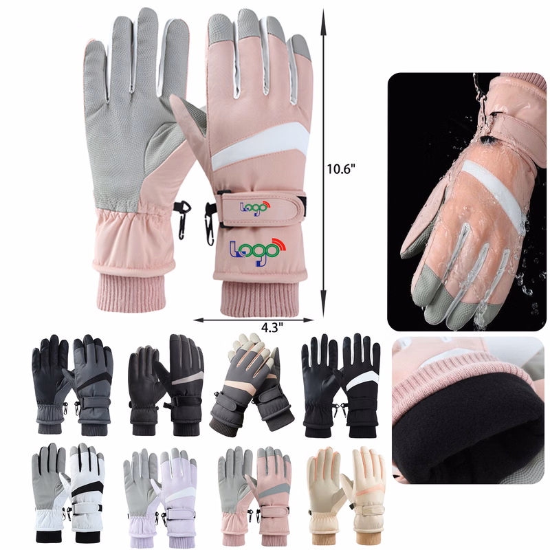 MOQ 50 PCS Stylish Winter Outdoor Sports Warm Gloves