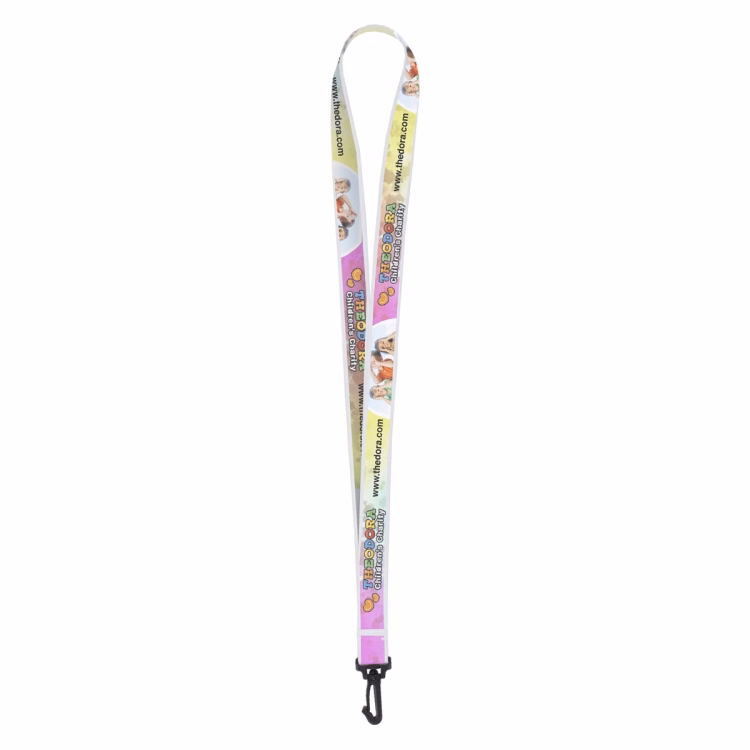 "OWEN" 3/4" Import Air Ship Super Soft Polyester Multi-Color Sublimation Lanyard