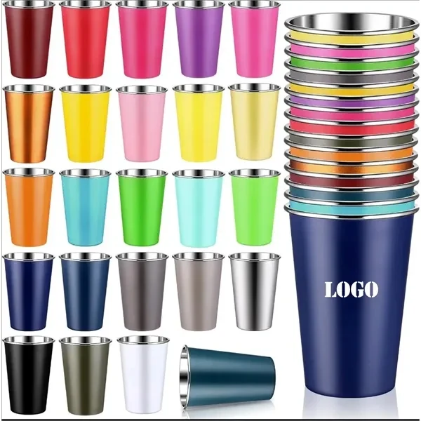 Stainless Steel Anti-Fall Stackable Water Cup for Commutes, Fitness and Travel 1