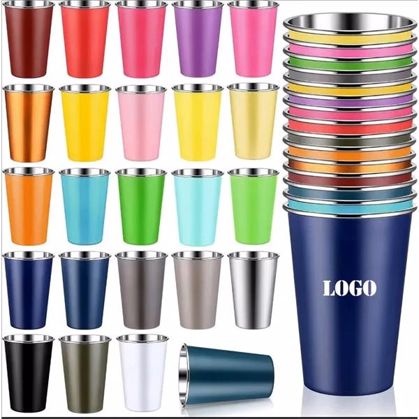 Stainless Steel Anti-Fall Stackable Water Cup for Commutes, Fitness and Travel