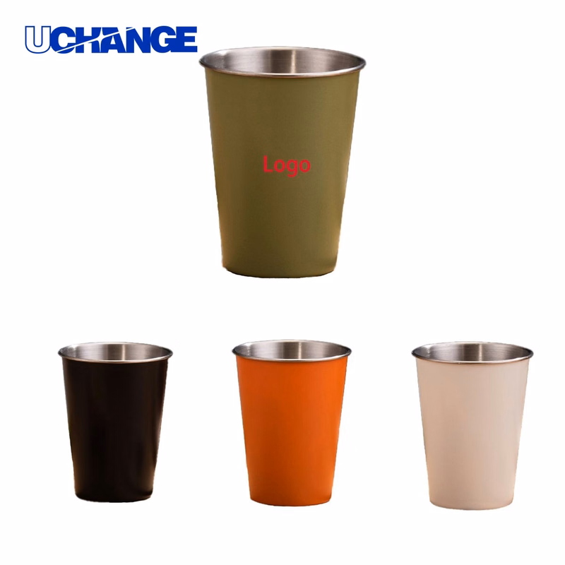 Straight Stainless Steel Cup Container