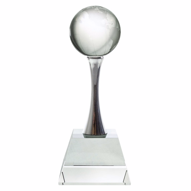 8" Optimaxx Globe on Curved Column