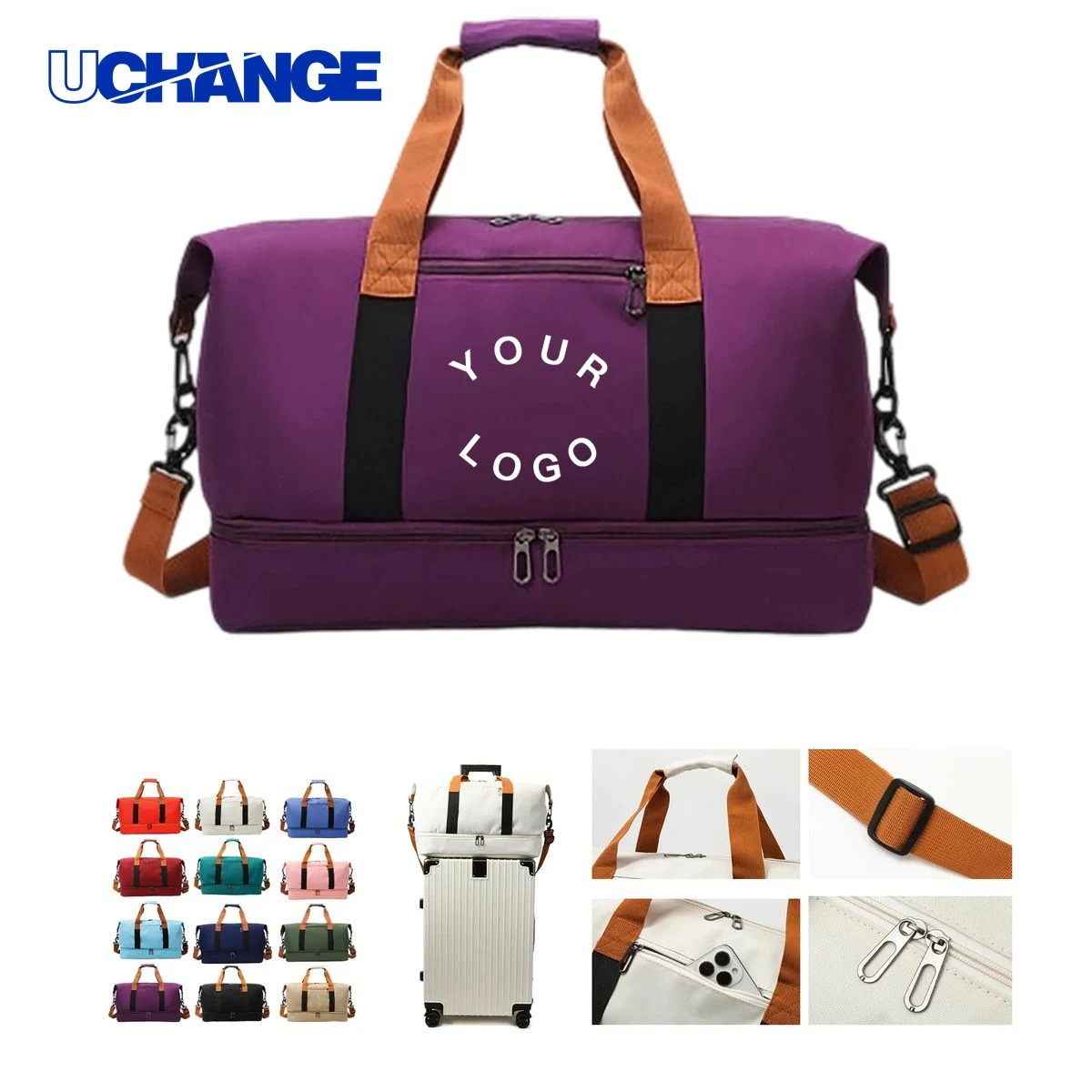 Durable Oxford Tote Bag for Gym or Airport Use 1