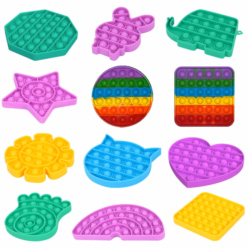 Push Pop Square Stress Reliever Game