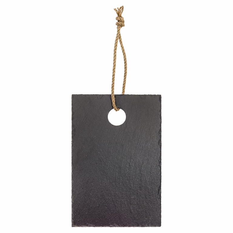 6" x 9" Rectangle Slate Cutting Board with Hanger String