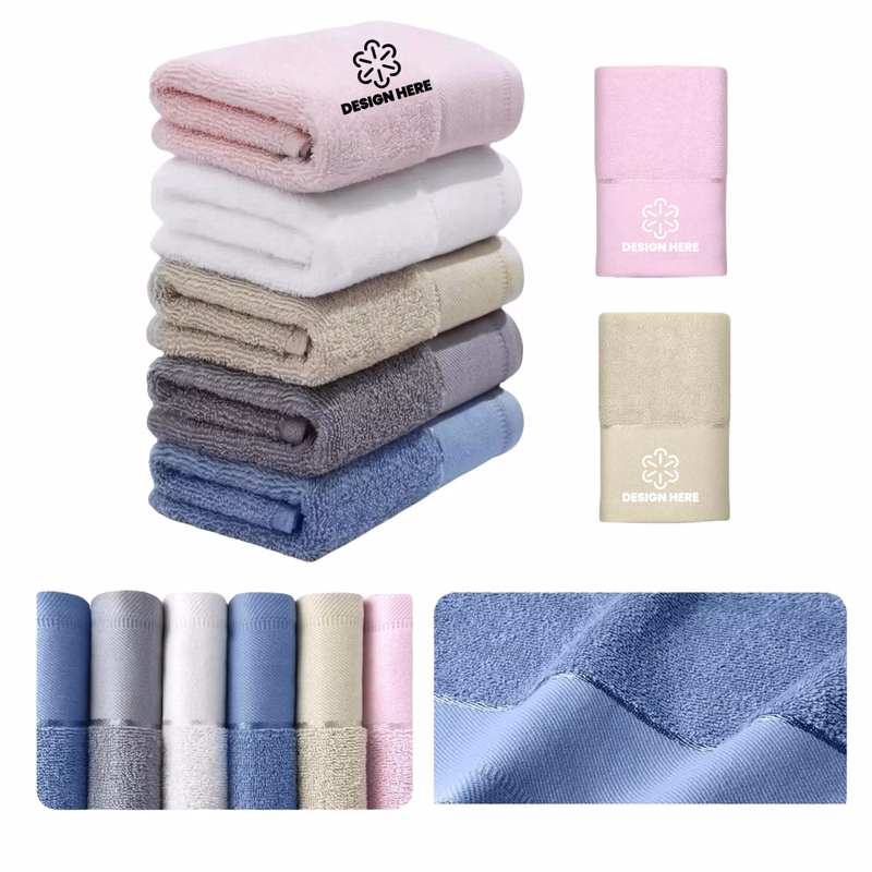100% Cotton 11.8"x23.6" Towel Home Travel