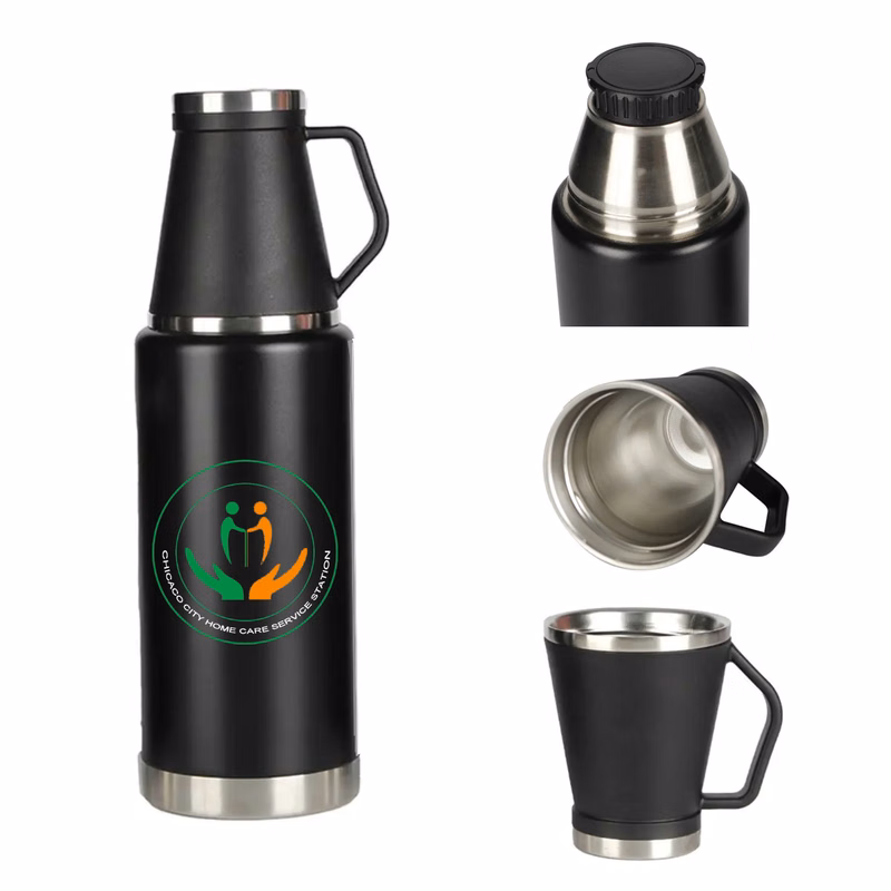 Foldable 51Oz Stainless Stell Water Bottle