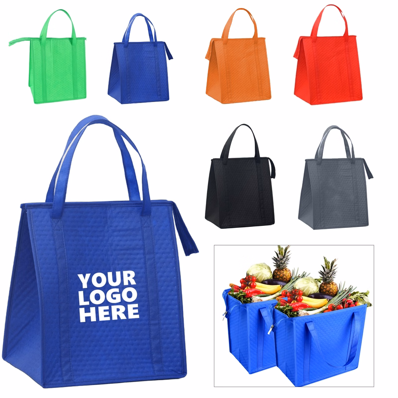 Non-Woven Insulated Reusable Lunch Tote Bag