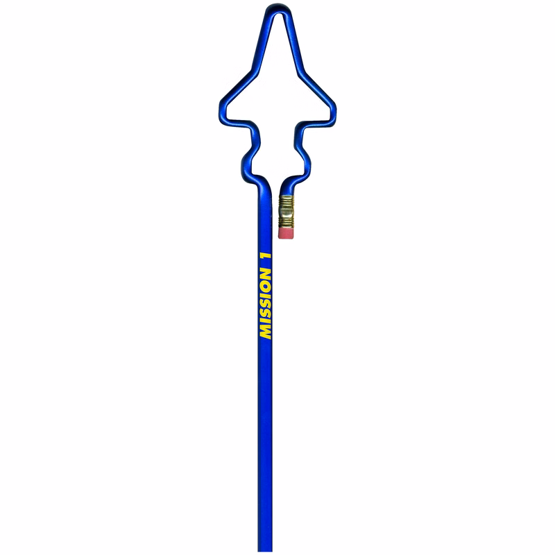 Airplane Fighter Jet Bentcil, Bent #2 Pencil