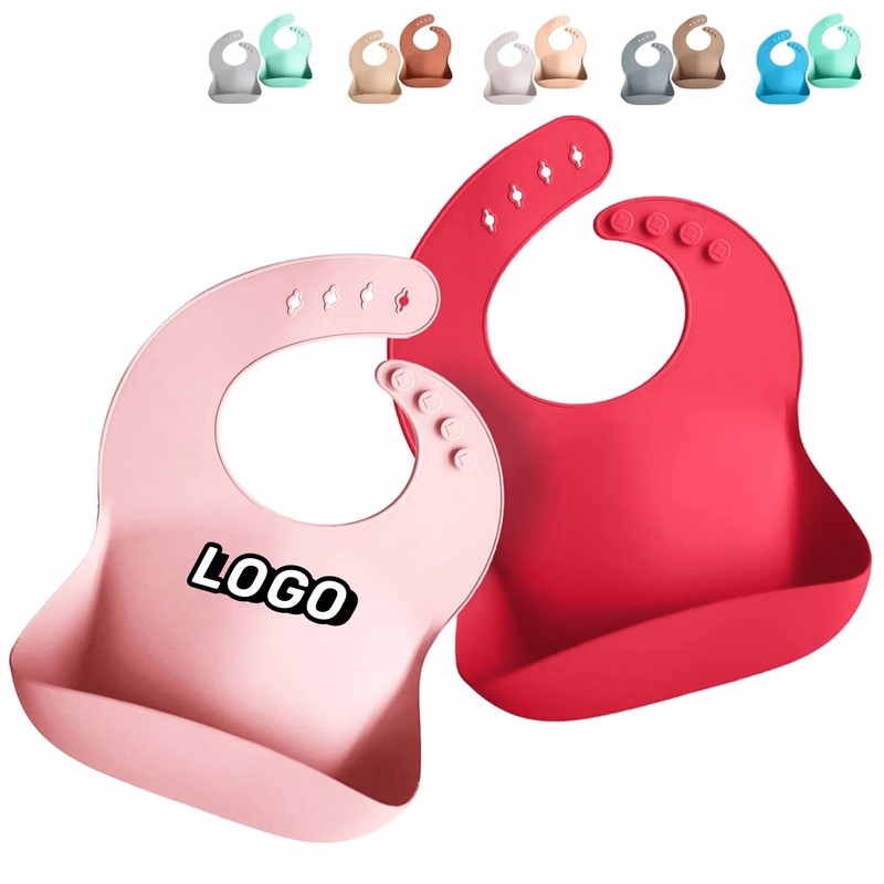 Soft Waterproof Silicone Baby Bibs