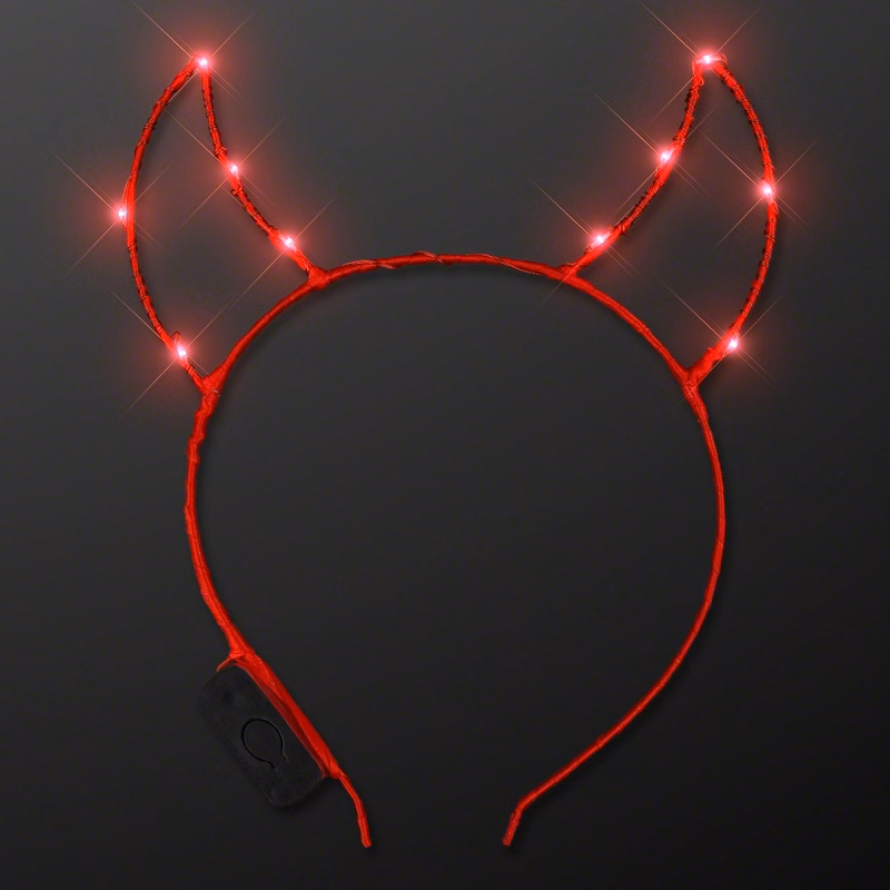 Starlight Devil Horns Light Up Headband