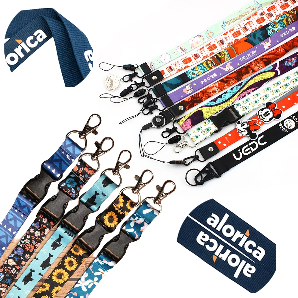 3/4" Full Color Print Lanyards With Kinds Of Hooks 1