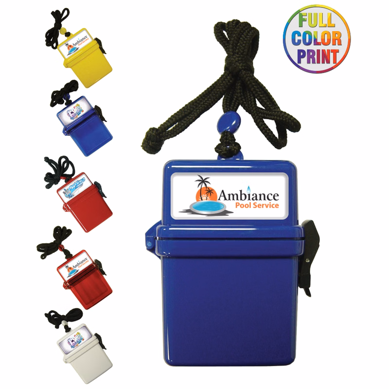 Waterproof Swim Box w/ Breakaway Neck Tote