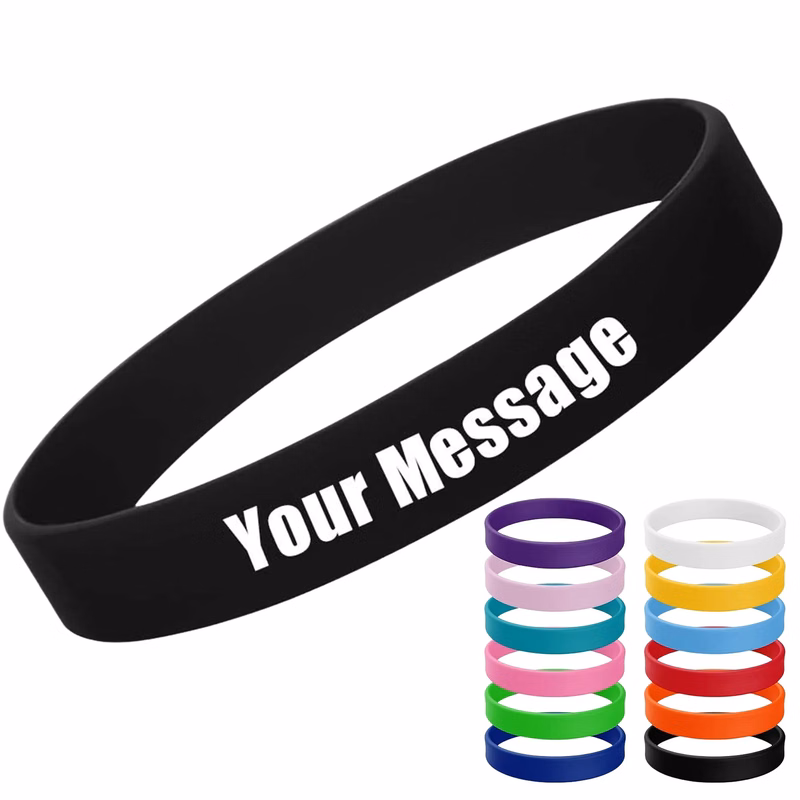 MOQ20 Branded Customised Silicone Wristband