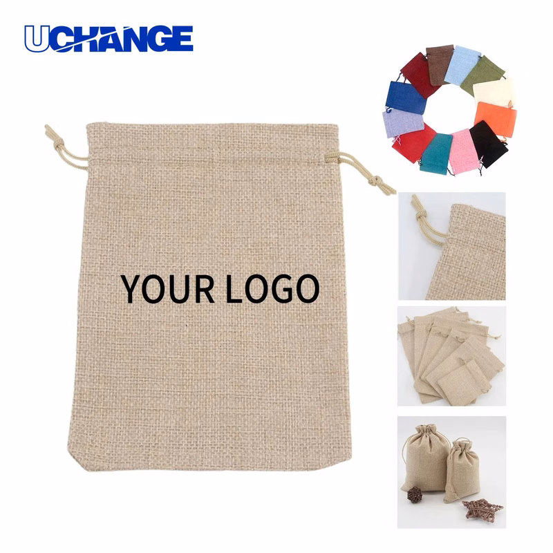 Nylon Linen Jewelry Pouch Case for Promotions