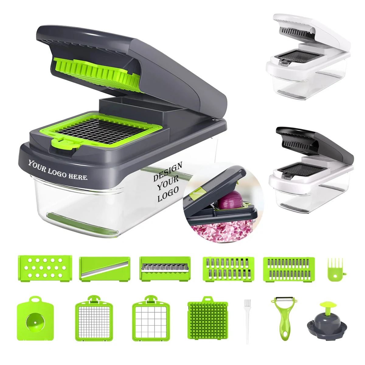 15 in 1 Vegetable Cutter With Container 1
