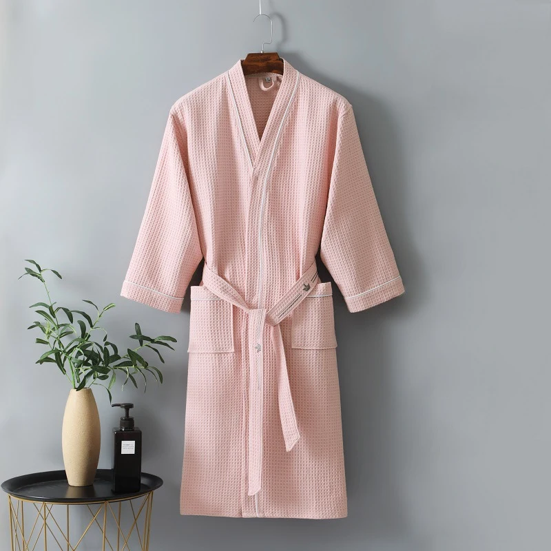 Waffle Knit Lightweight Spa & Bath Robes 1