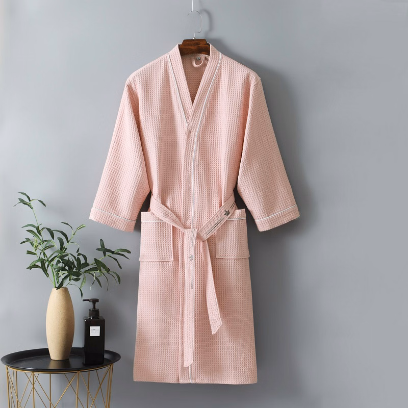 Waffle Knit Lightweight Spa & Bath Robes