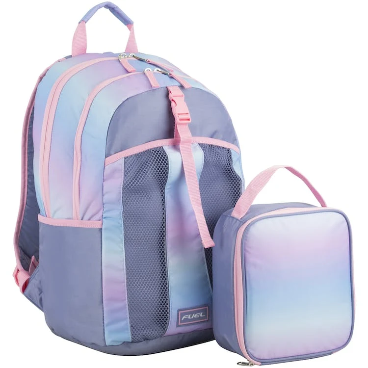 18" Backpack & Lunch Bag Sets - Multicolor 1
