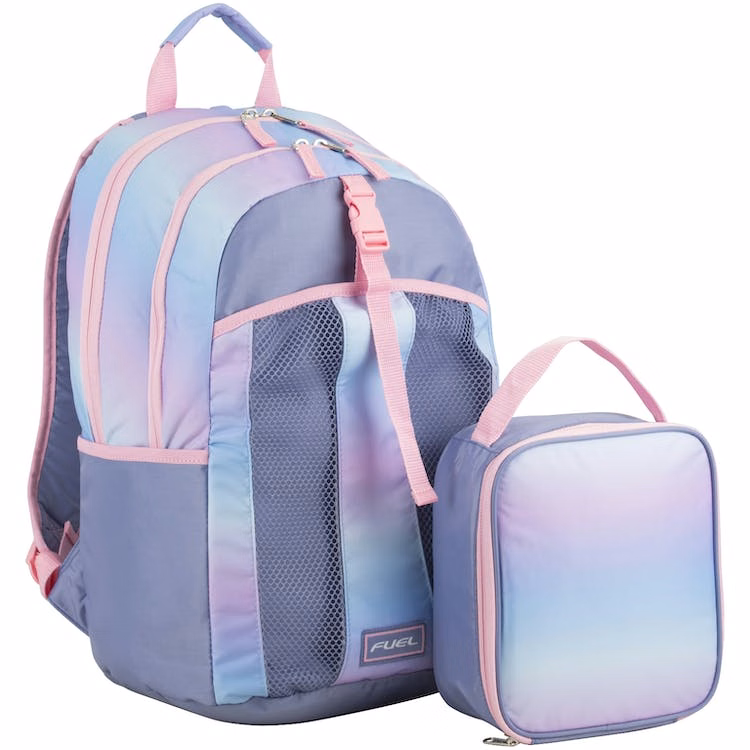 18" Backpack & Lunch Bag Sets - Multicolor
